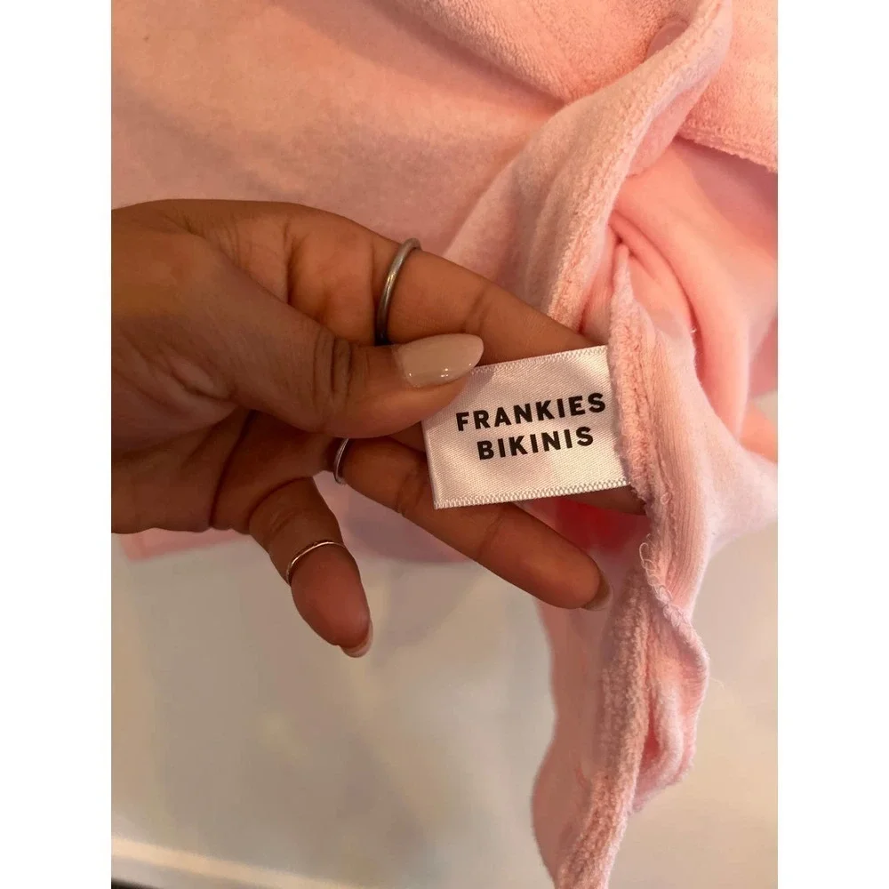 Frankies Bikinis Pink Coco Top